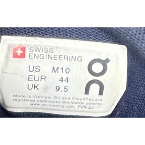 ***SOLD*** On Cloudswift Blue White Athletic Running Shoes Sneakers Size 10 US - Picture 7 of 7